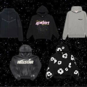 Nike Black Hoodie with Logo